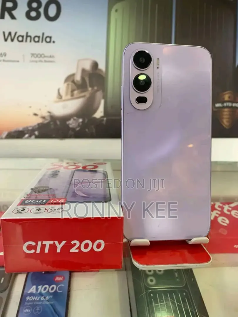New Itel City 200 128 GB Pink