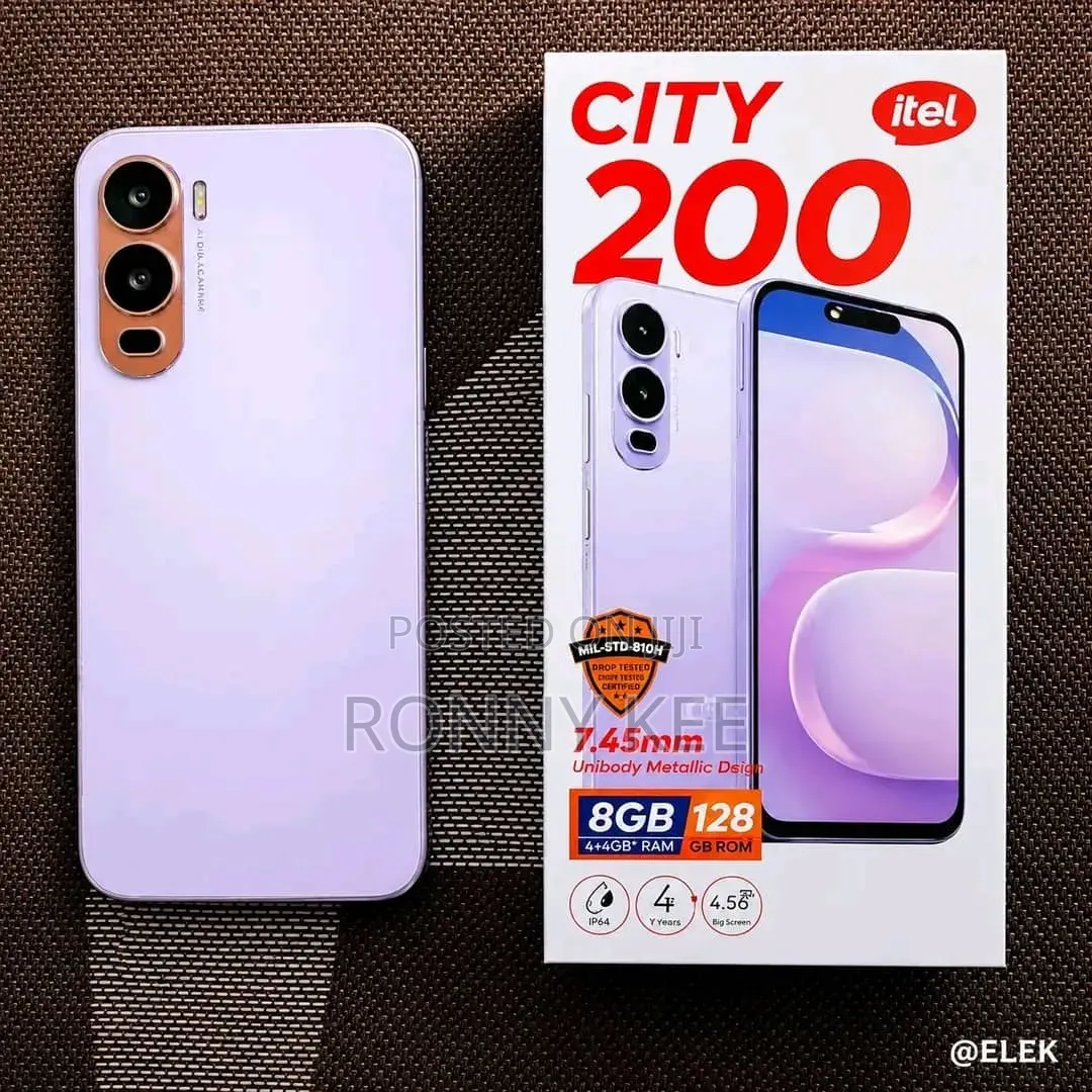 New Itel City 200 128 GB Pink