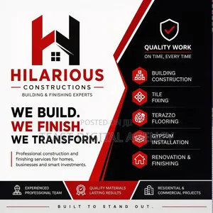 Construction, Tile Fixing, Terrazzo Gypsum Services in Mukono