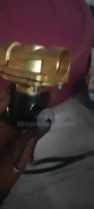 BOPU 1-Inch Brass Electric Solenoid Valve (DC 24V)