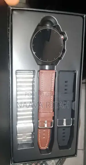 HainoTeko Watch 4 Pro Amoled Smartwatch (Hainoteko Rw32) BROWN
