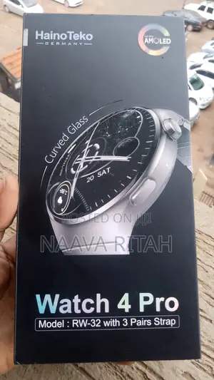 HainoTeko Watch 4 Pro Amoled Smartwatch (Hainoteko Rw32) BROWN