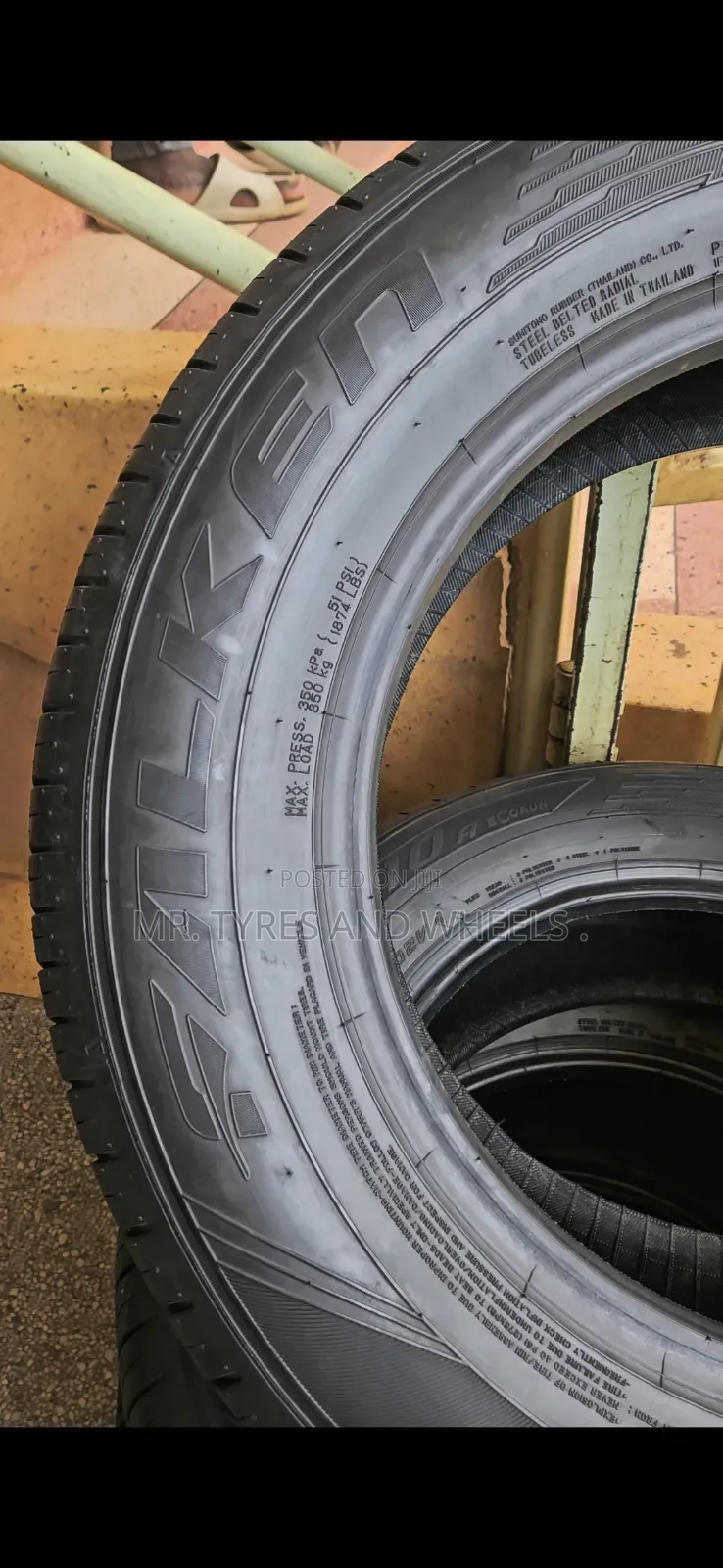 225 65 R17 Falken Japan Tires Used 1week Only 5years Warranty.
