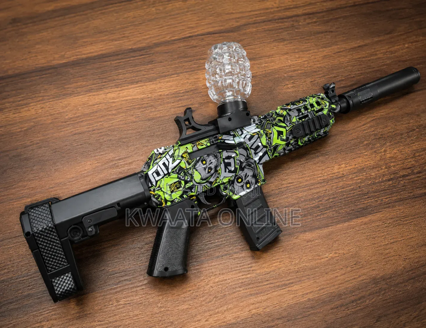 Tactical Gel Blaster Toy Gun With Hopper Magazine Water Bead Blaster
