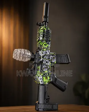 Tactical Gel Blaster Toy Gun With Hopper Magazine Water Bead Blaster