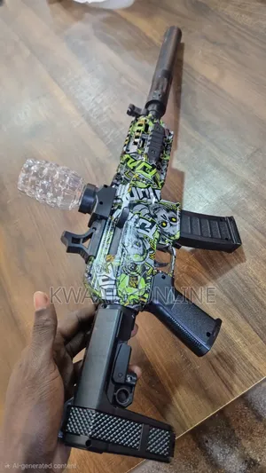 Tactical Gel Blaster Toy Gun With Hopper Magazine Water Bead Blaster