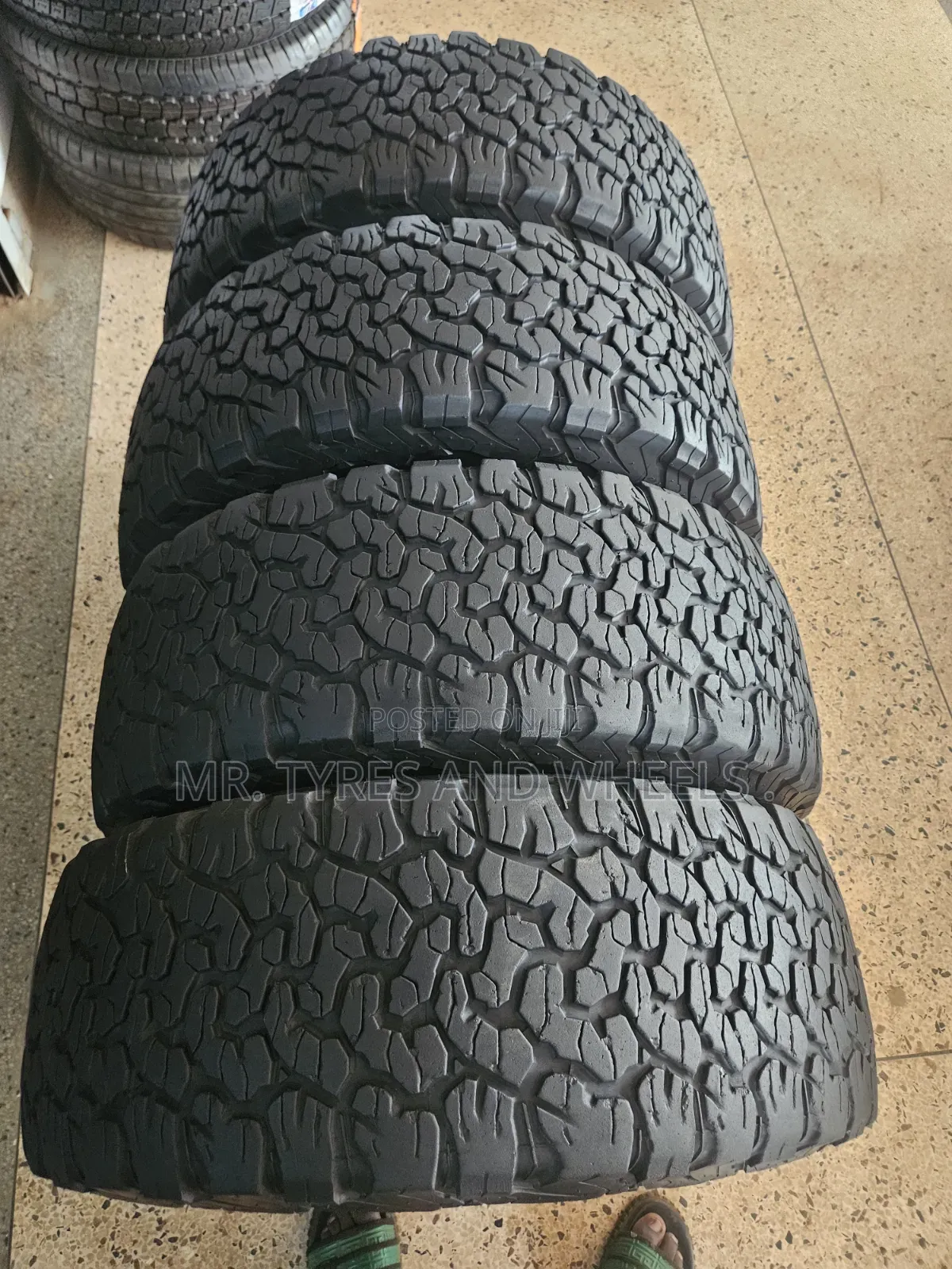 265 65 R17 BFGoodrich All Terrain AT Used Bt Still Gd Tires Almost New
