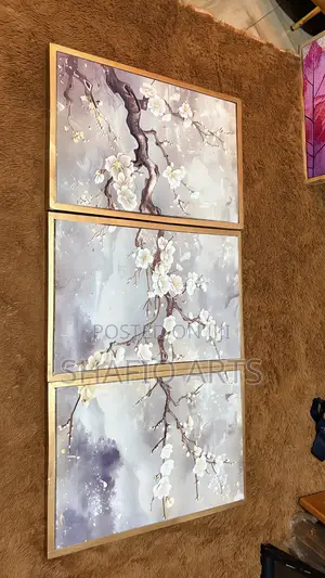 Chinese Plum Blossom Original Art Framed Canvas Wall Painting