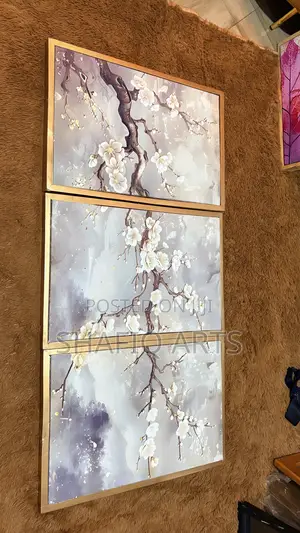Chinese Plum Blossom Original Art Framed Canvas Wall Painting