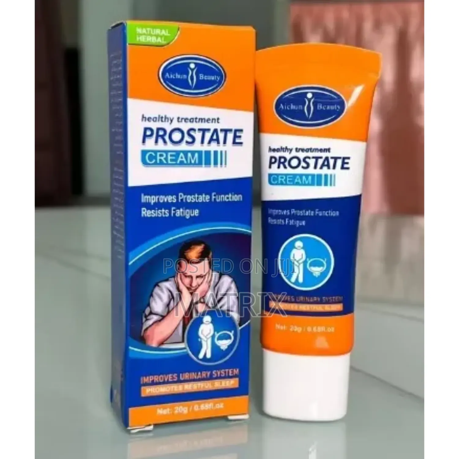 Prostate Care Treatment Cream to Improve Urinary Function