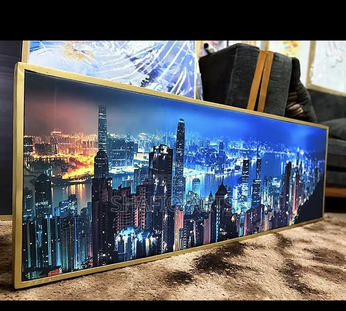 50cmx150cm Hong Kong Skyline