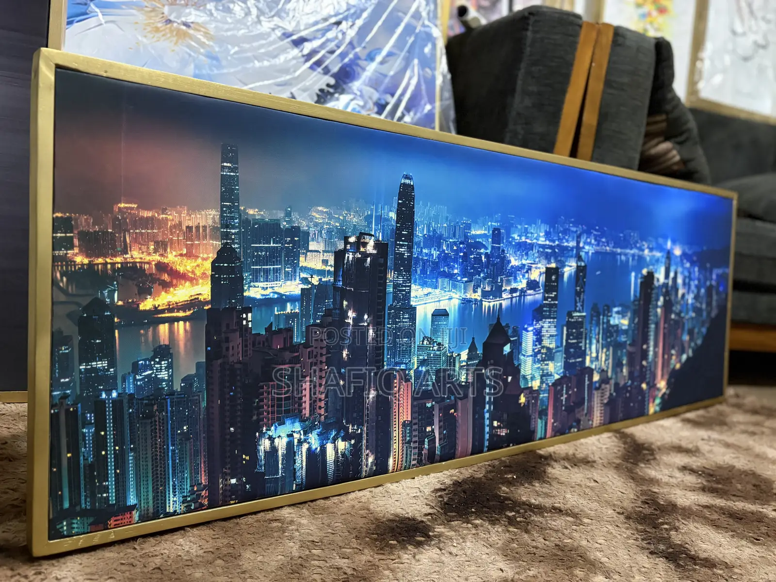 50cmx150cm Hong Kong Skyline