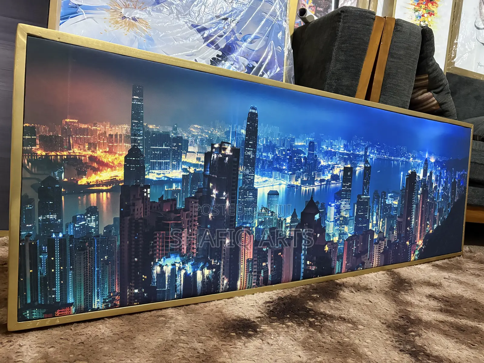 50cmx150cm Hong Kong Skyline