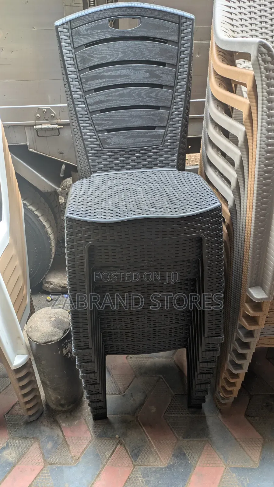 Plastic Rattan Dining Chair