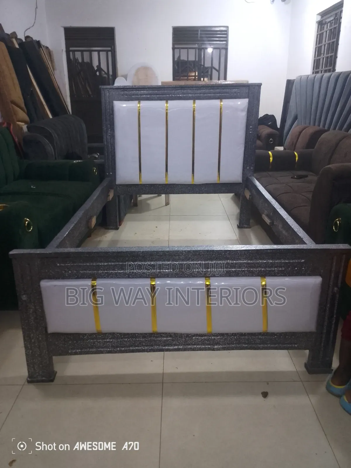 Indoor 4 by 6 White Bed