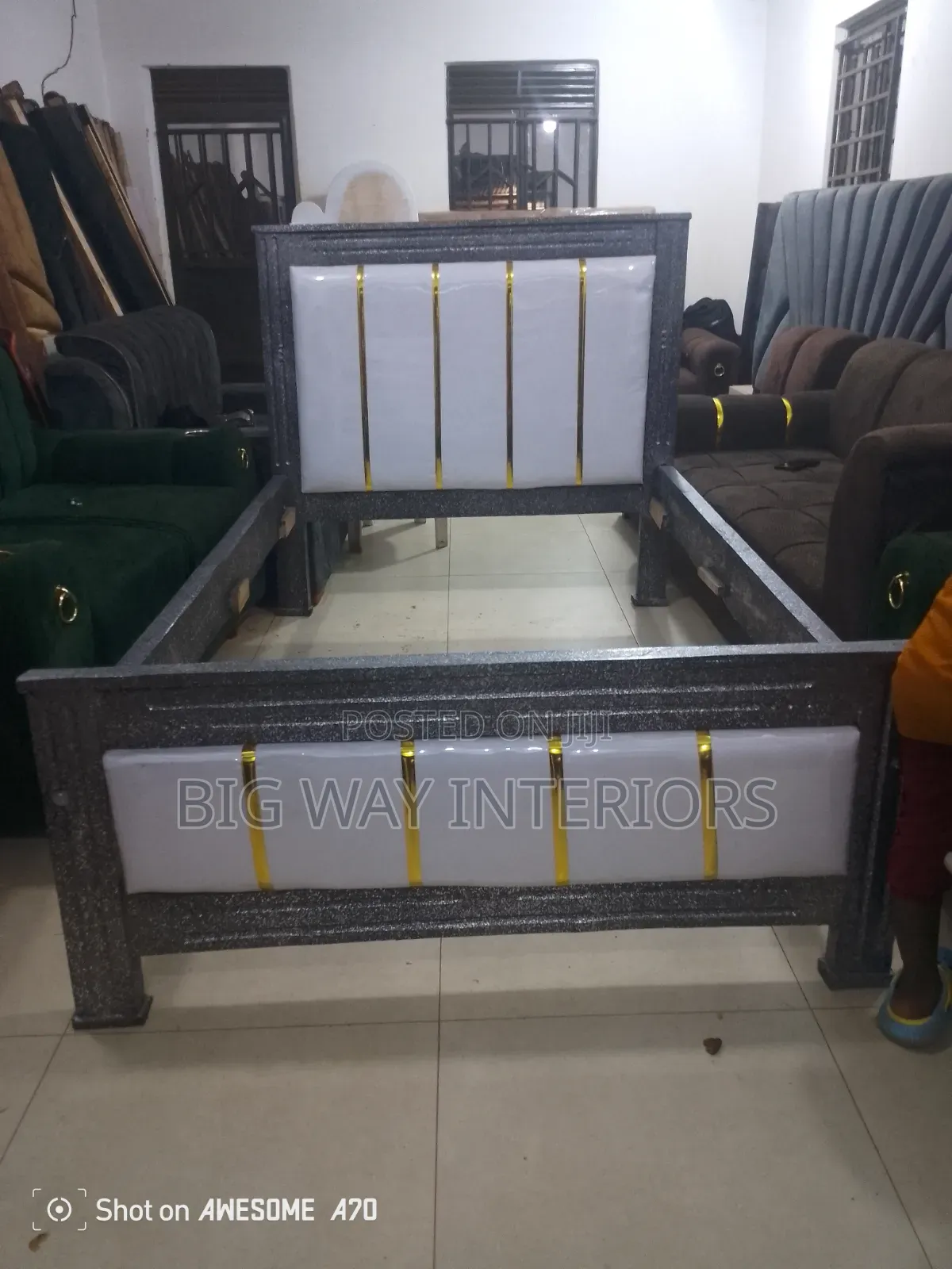 Indoor 4 by 6 White Bed