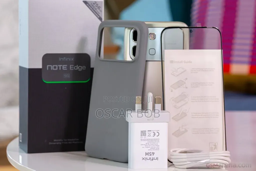 New Infinix Note Edge 256 GB Gray