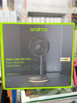 Oraimo PowerTurbo OPF-502A Smart Rechargeable Folding Fan - Brand New