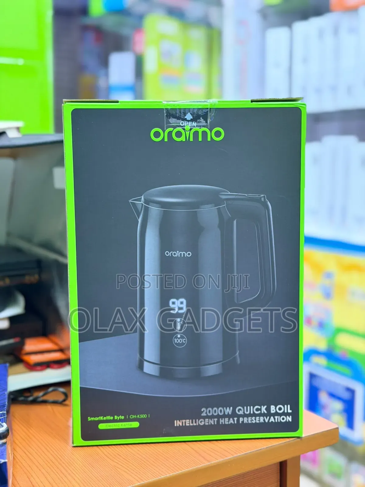 Oraimo SmartKettle Byte 2000W 304 Stainless Steel Kettle - Brand New