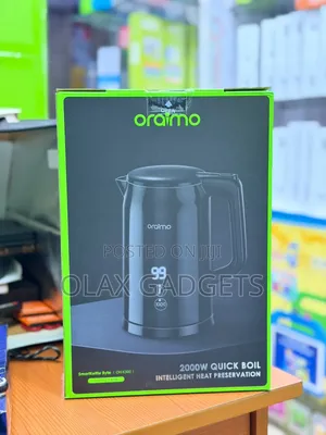 Oraimo SmartKettle Byte 2000W 304 Stainless Steel Kettle - Brand New