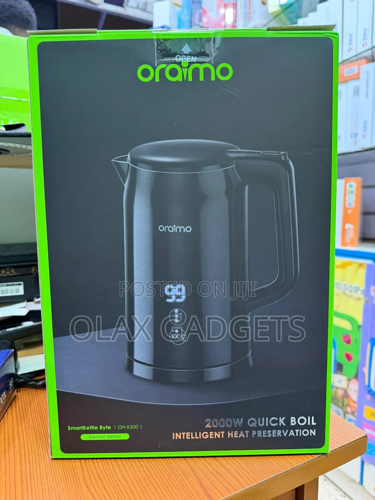 Oraimo SmartKettle Byte 2000W 304 Stainless Steel Kettle - Brand New