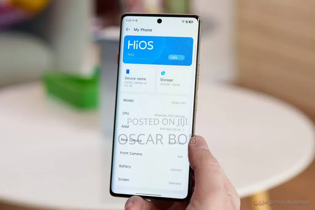 New Tecno Camon 40 Pro 5G 256 GB Black