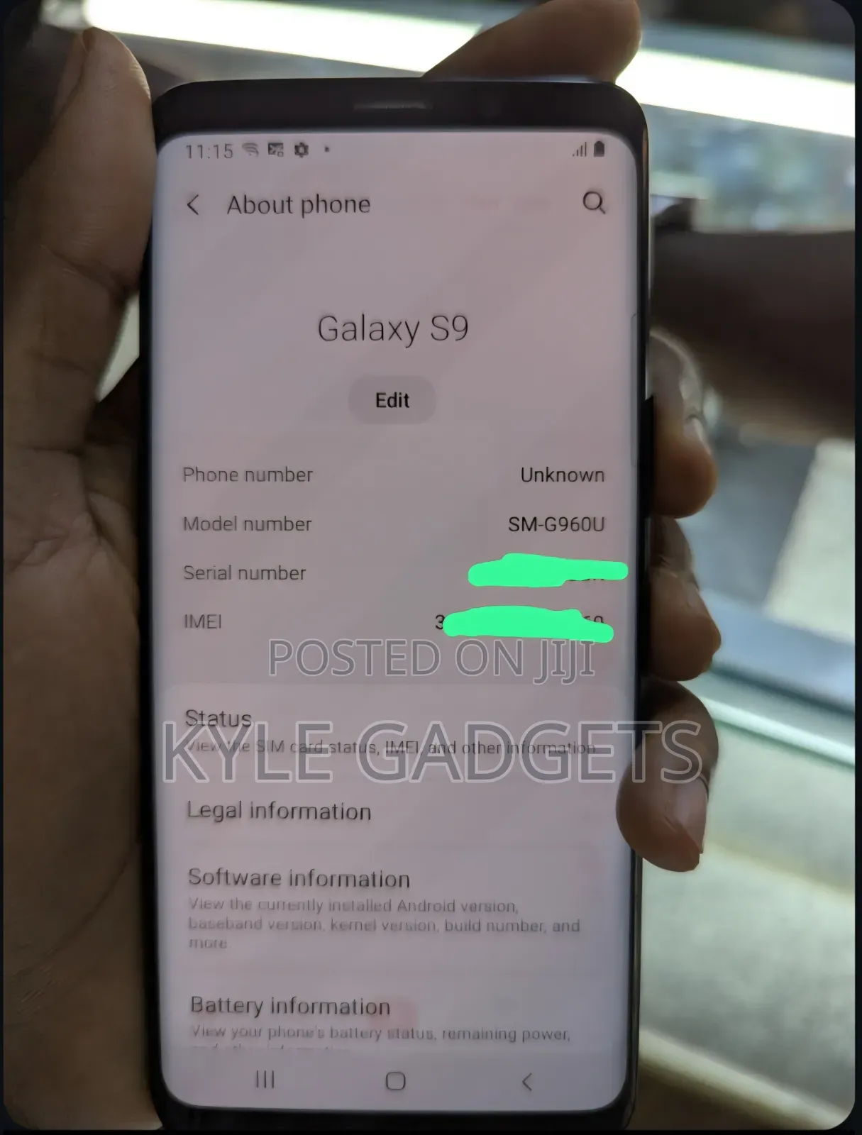 Samsung Galaxy S9 64 GB Black
