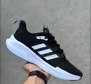 Original Black/White Adidas Alpha Bounce Lightweight Running Shoes