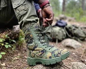 Original Men’S Comfort High Top Camouflage Military Desert Boots