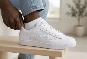 Original All White Puma Smash 3.0 Lifestyle Tennis Sneakers