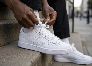 Original All White Puma Smash 3.0 Lifestyle Tennis Sneakers