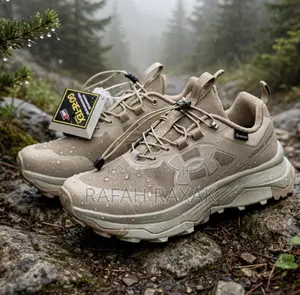 Original Beige Under Armour Charged Trail Hiking Sneakers