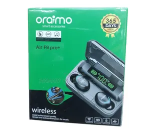 Oraimo Air F9 Pro+ Wireless Earbuds - Hi-Fi Sound Quality