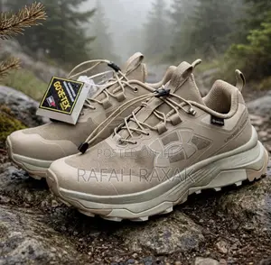 Original Beige Under Armour Charged Trail Hiking Sneakers