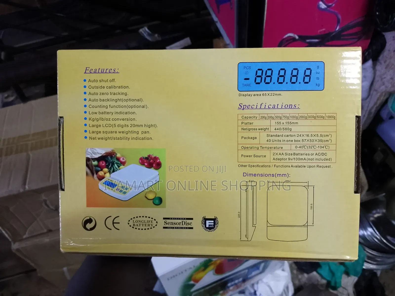 SF- 400A Electronic Compact Scale - Multifunctional ( 10kgs)
