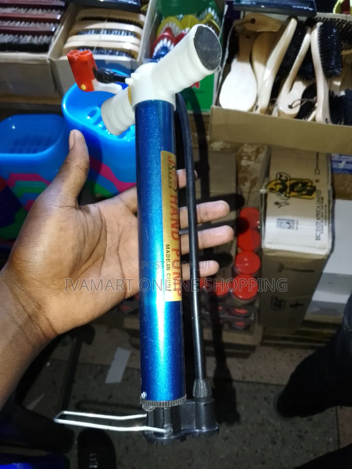 Portable Hand Held Air Pump - For Bikes, Balls Etc