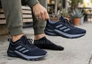 Original Black/Grey Adidas Alphabounce Athletic Running Sneakers