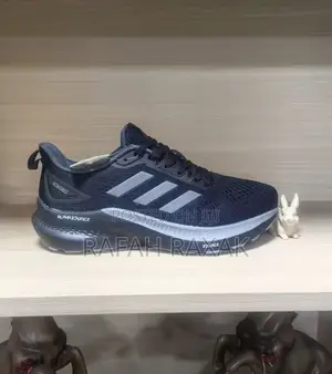 Original Black/Grey Adidas Alphabounce Athletic Running Sneakers