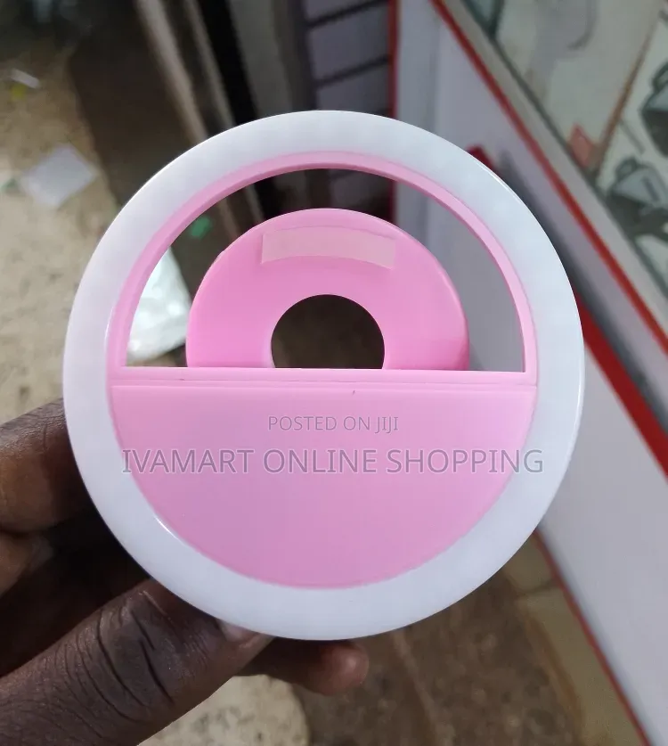 Mobile Phone Selfie Ring Light - Place on Top of Phone