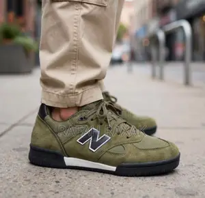Original Olive New Balance Numeric Tom Knox 600 Sneakers