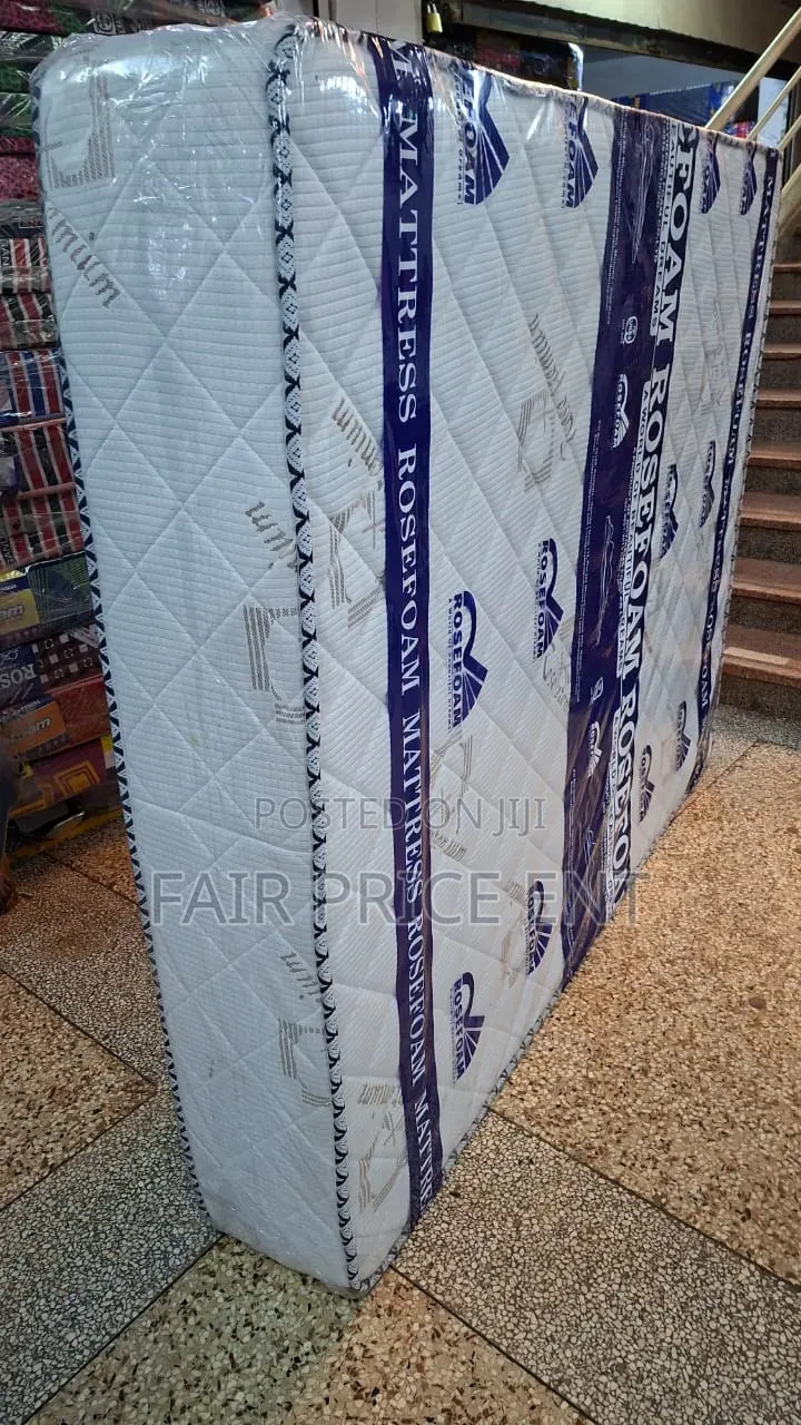 Premium Highbrid Density Smart mattress.Rosefoam.6*6*10iches.( White)
