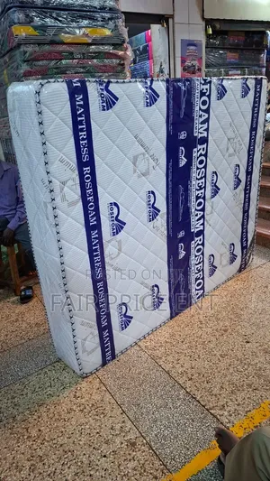 Rosefoam Premium High Density Hybrid Mattress.4*6*8inches.( Gray)