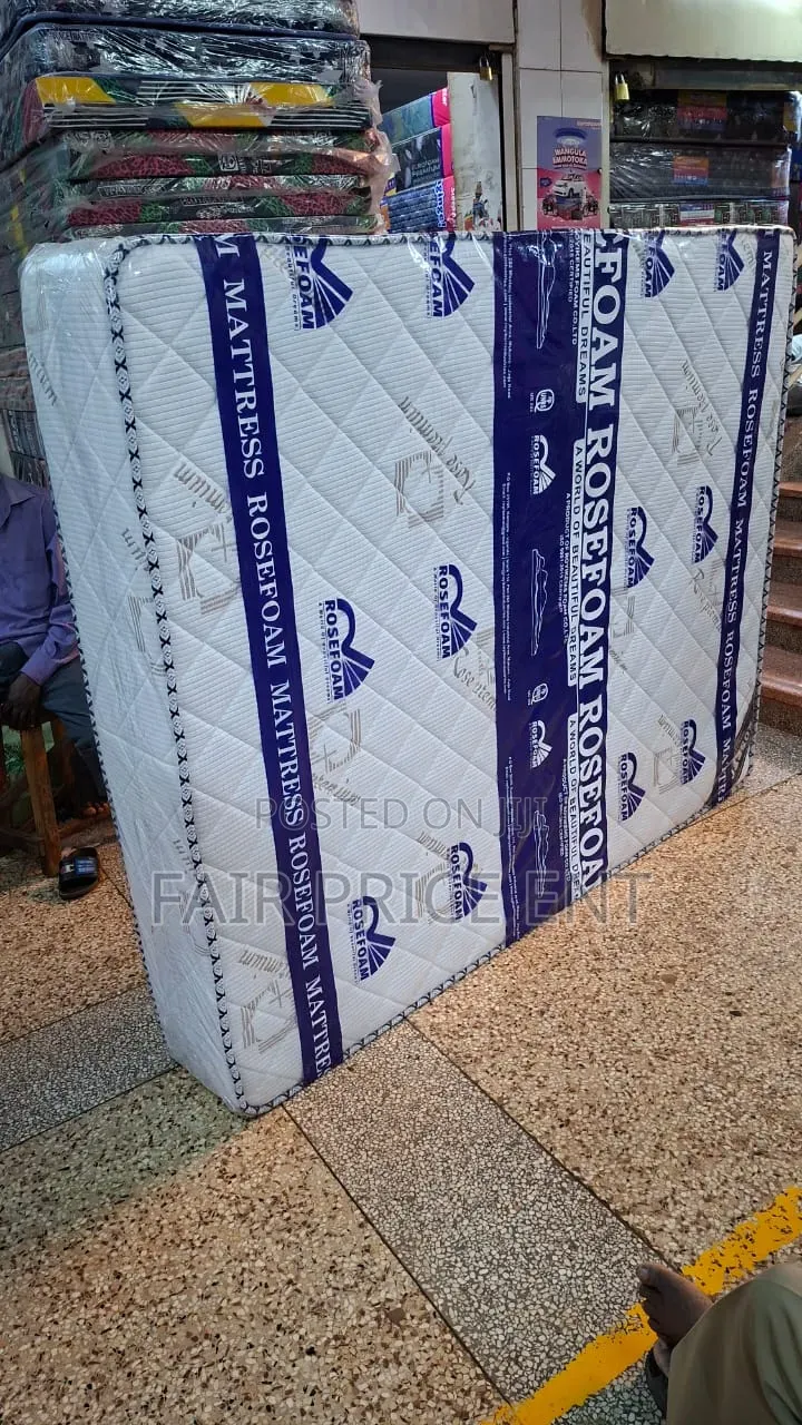Rosefoam Premium High Density Hybrid Mattress.4*6*8inches.( Gray)