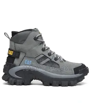 Men’s Mid-Gray Caterpillar “CAT” Invader Work Hard Sneaker Boots