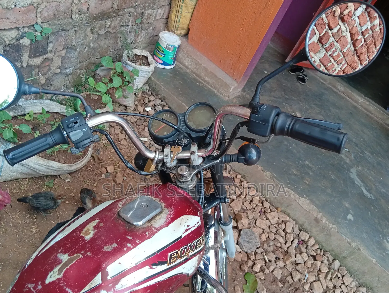 Bajaj Boxer 100 2012 Red
