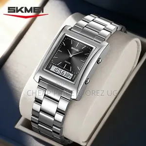 2571 SKMEI Dual Time Mode Digital Analog Metal Watch