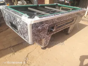 Black and White Pool Table