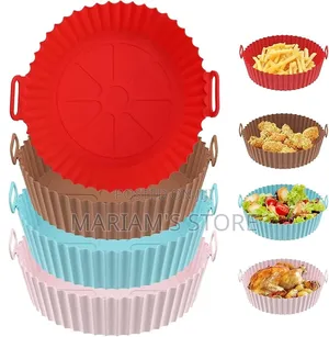 Reusable Silicone Air Fryer Liners (Or Pots) Designed as Non-Stick,