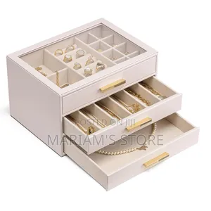 Multi-Tier Modern Jewelry Box Organizer
