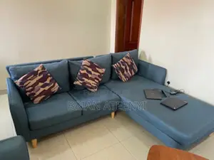 L-Shaped Sofa Set With Matching Armchair
